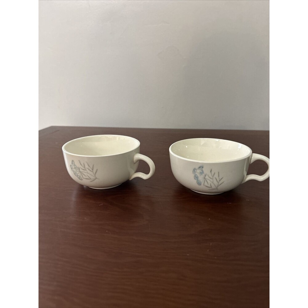 1950-60's lot of 2 cups mugs Royal Stetson Maytime underglaze USA